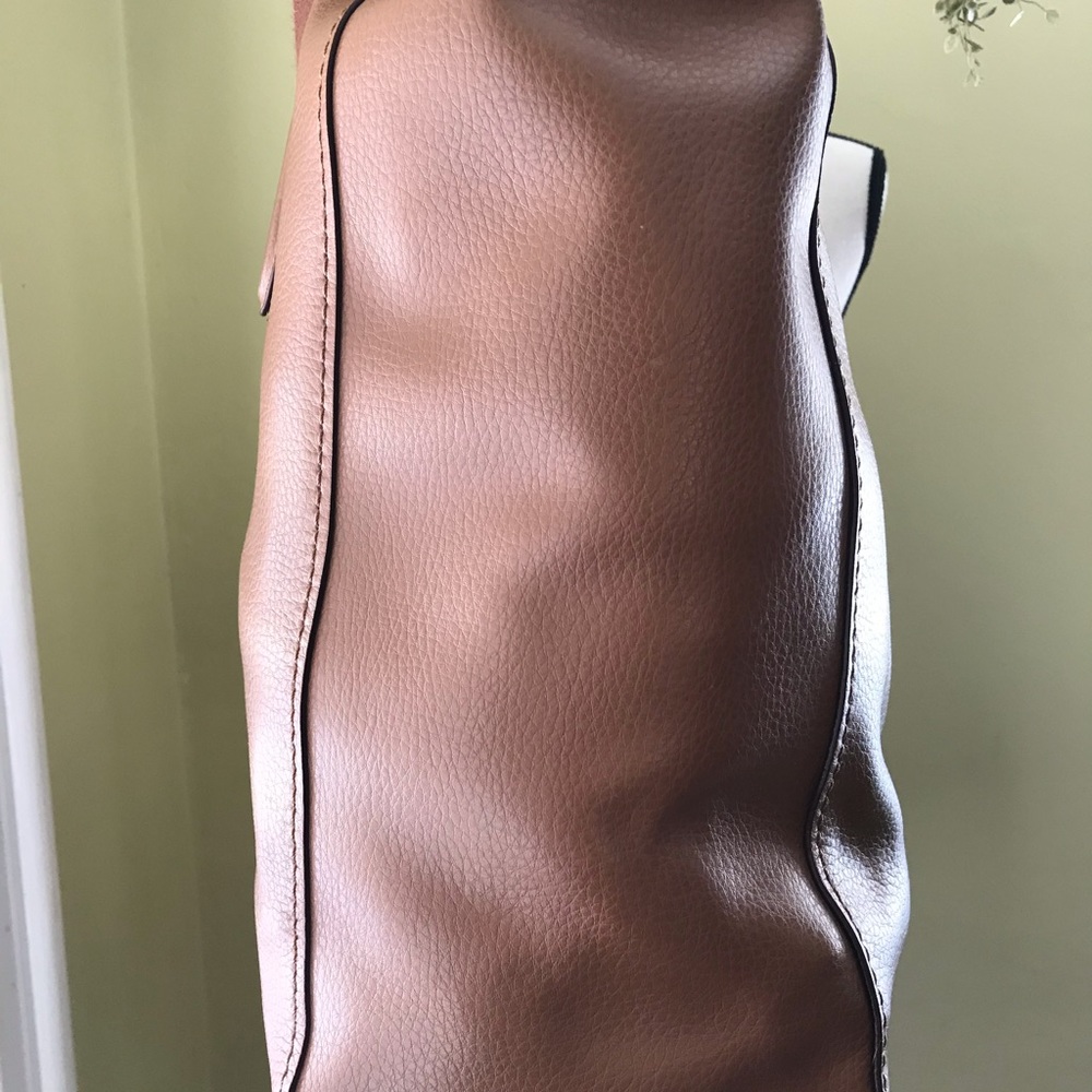 COACH Leather Derby Tote Saddle Brown - Picture 4 of 7